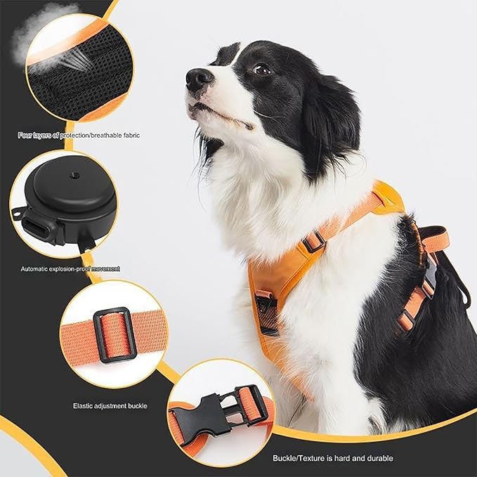 PupJoyCo - Dog Harness and Retractable Leash