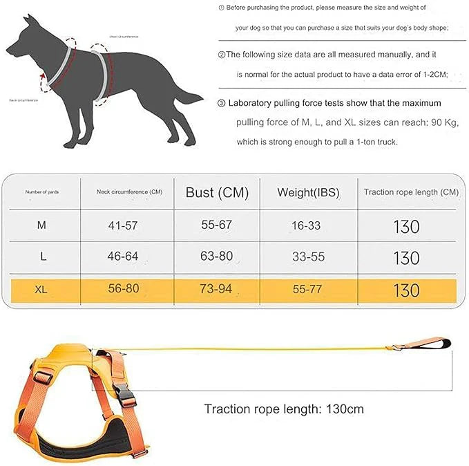 PupJoyCo - Dog Harness and Retractable Leash